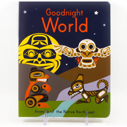 Couverture d’un livre intitulé « Goodnight World »