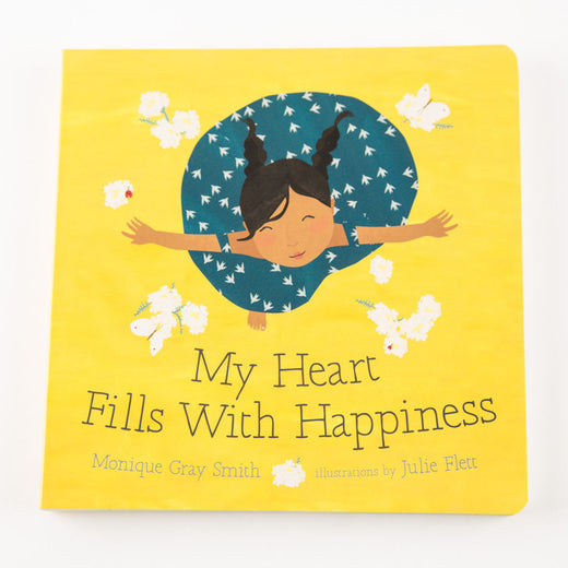 couverture d’un livre intitulé « My Heart Fills With Happiness »