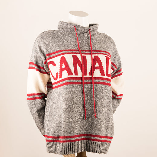 Chandail de style pull-over et affichant le mot « Canada »