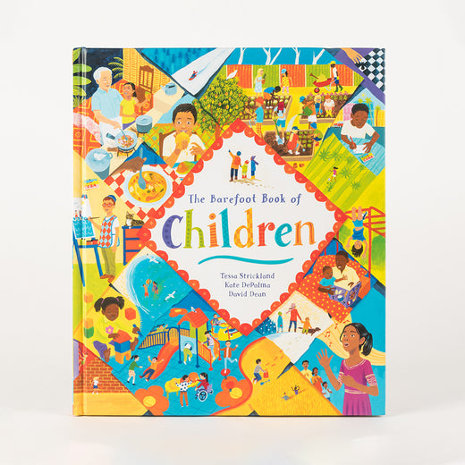 Couverture d’un livre intitulé « The Barefoot Book of Children »