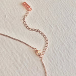 Collier EKG - Or Rose